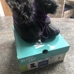 Western Chief Girl Toddler Winter Boots !