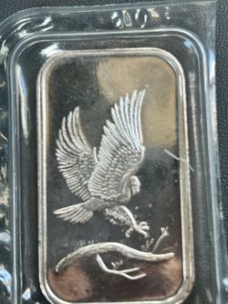 1 Troy Ounce .999 Fine Silver Bar.