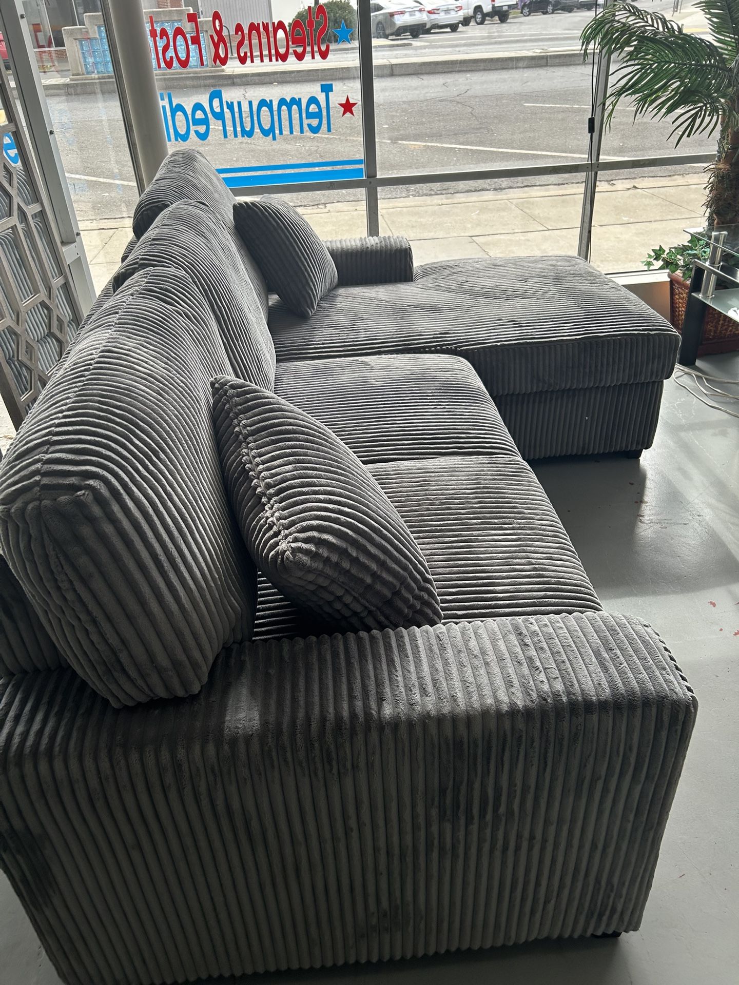 Huge Sale On All Corduroy Sectionals, Up To 50% Off