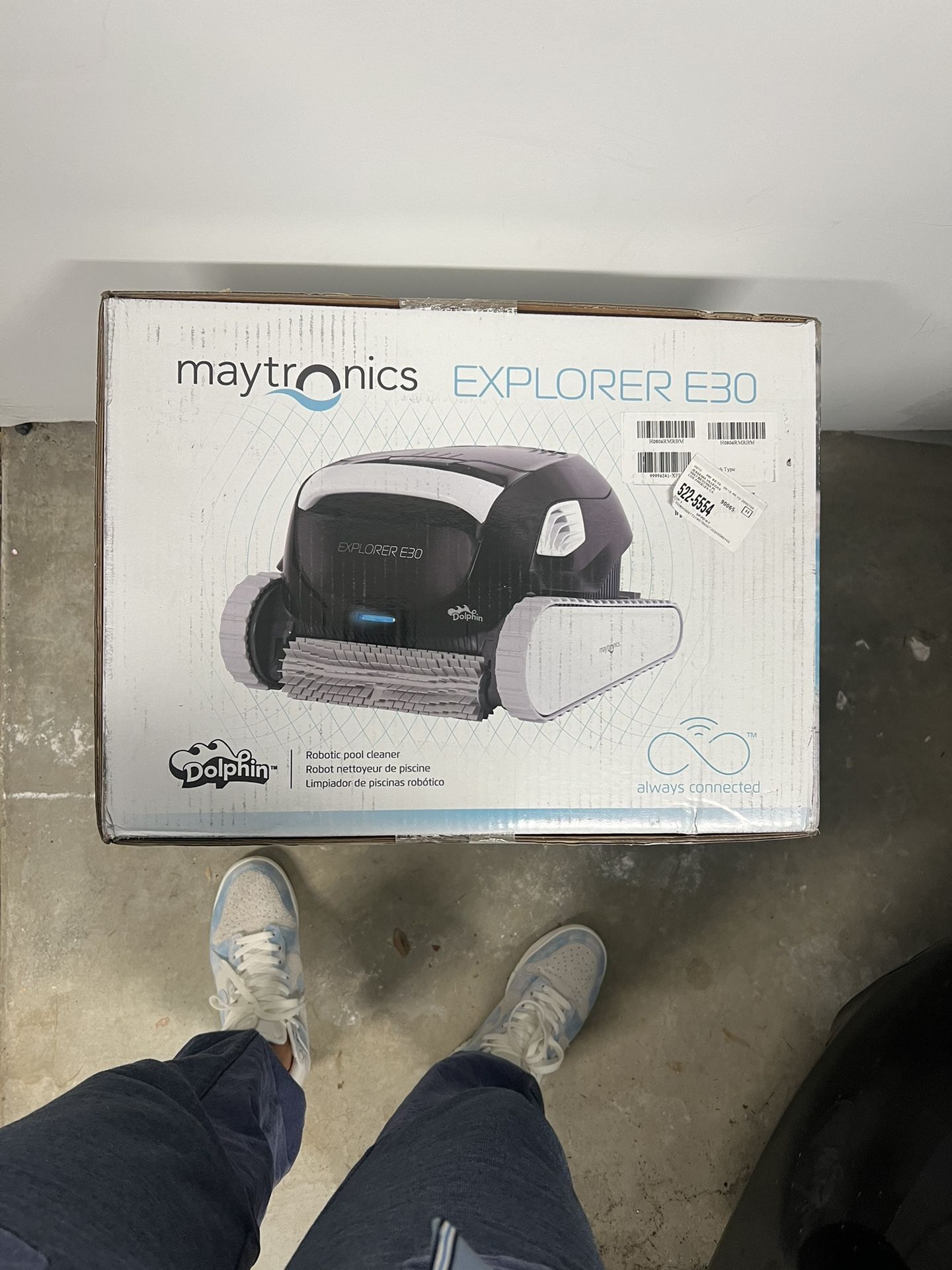 Brand New Explorer E30 Robotic Vacuum Pool Cleaner with Wi-Fi Control Ideal for All Pool Types