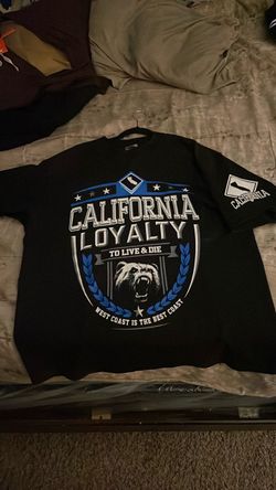 Men’s XL black and blue Shaka California loyalty shirt