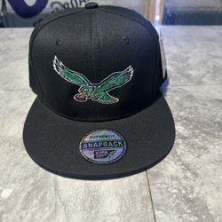 NWT Kipa Premium BlackThrowback Philadelphia Eagles SnapBack Hat. Cap, Lid.