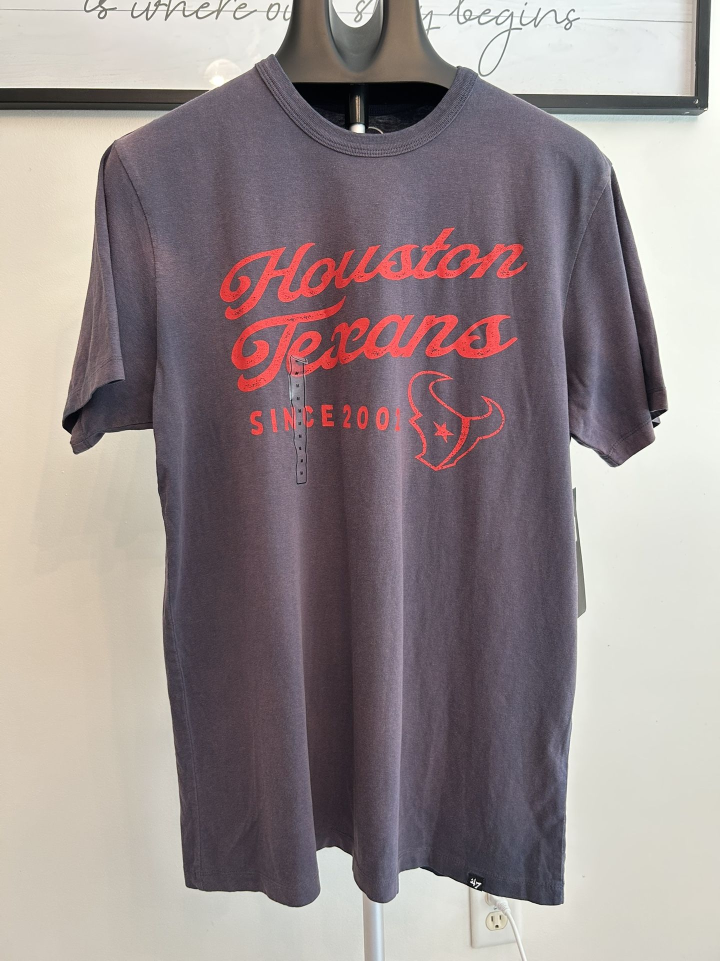 NWT Men’s Houston Texans Fanatics T Shirt Size Medium Football Sports Tee