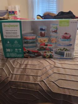 Snapware 38-Piece Plastic Food Storage Set