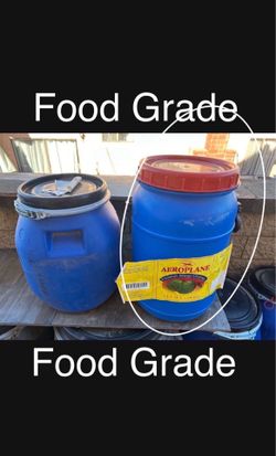 Small Jug (Food Grade) With Screw Top (about 5-6 Gal)