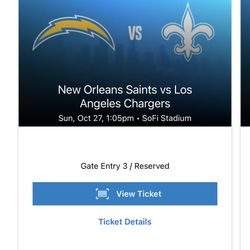 CHARGERS VS SAINTS 