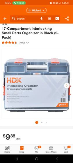 Tool HDX Interlocking Organizer $10