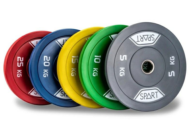 Olympic Rubber Bumper Plates Set - 230lb