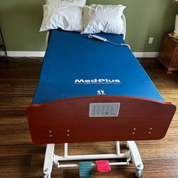 Used Electric Hospital Bed With Mattress 