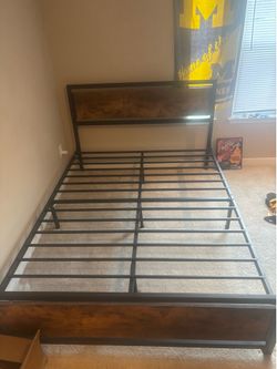 Queen size bed frame