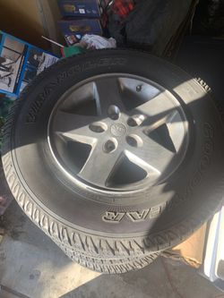 Jeep Wrangler Wheels $250  5 Wheels And Tires