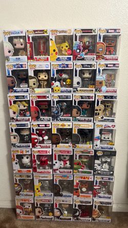 ORIGINAL NEW FUNKO POPS- PLASTIC COVER INCLUDED