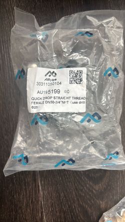 QUICK DROP STRAIGHT THREAD FEMALE DN50-3/4"NF'T (use drill Ф25)