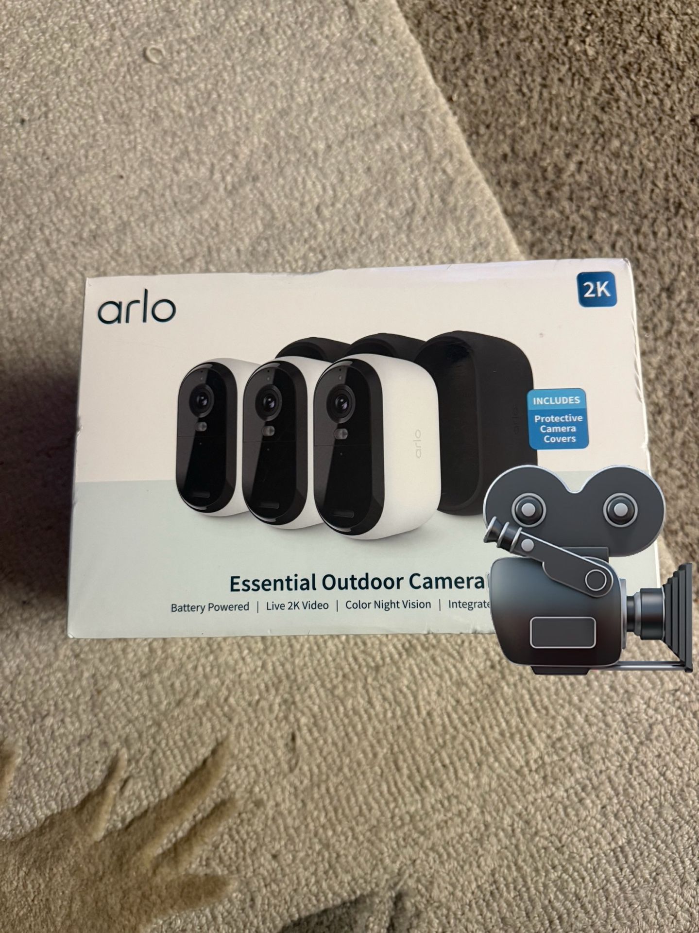 3x Security cameras