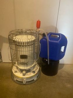 DuraHeat 2301 Portable Kerosene Heater Kerosene, Siphon Pump, Container