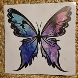 Butterfly Decal Sticker 