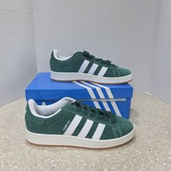 Adidas Campus 00s Dark Green Gum H03472 Men's size 10.5 NIB.
