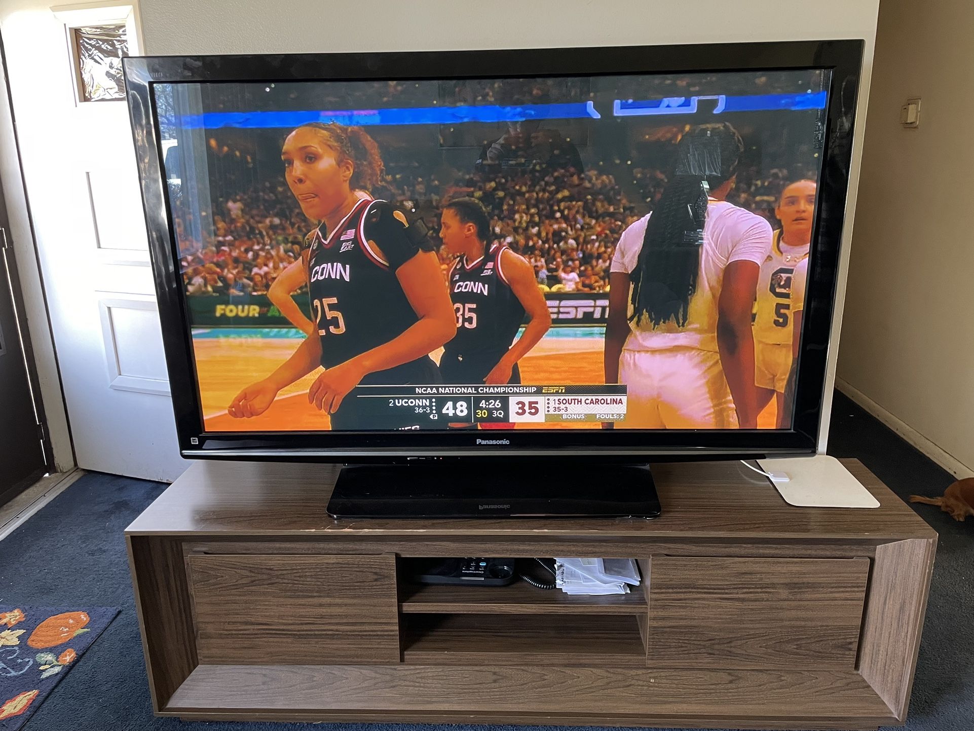 60 Inch Panasonic Tv And TV Stand For Sell