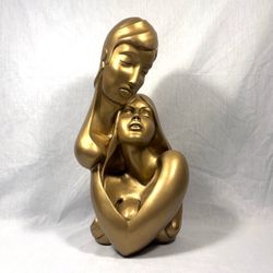 MCM “Lovers Embracing” Resin Statue
