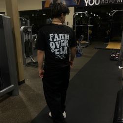 Faith Over Fear Tee Any Size 