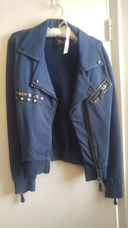 Robin Jeans sweater material jacket