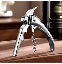 Wine Opener -Professional Corkscrew Wine Opener with Foil Cutter & Cap Remover，