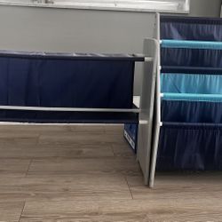 Kids Toy Organizer And Book Shelf 