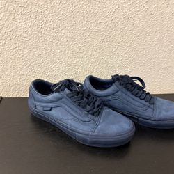 Vans Old Skool Sneakers Men’s Size 8 Mono Dark Blue Low Top Skate Shoes