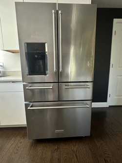 2019 KitchenAid KRMF706ESS 25.8 cu ft Refrigerator - Fair Condition - Galt, CA