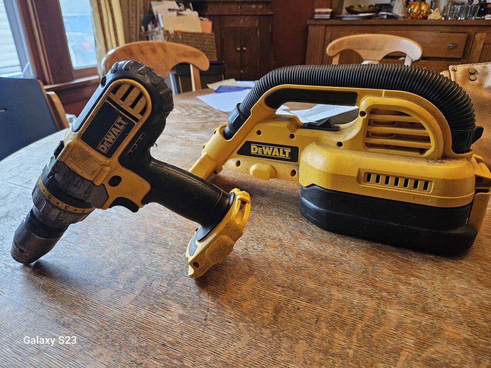 Dewalt Drill & Vacuum