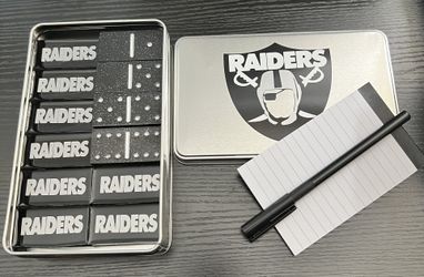 Raiders Epoxy Dominoes Set