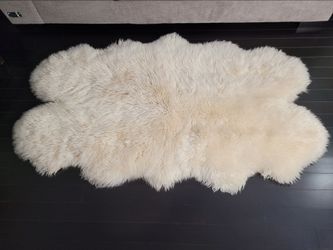 Genuine Australian New Zealand sheep skin rug