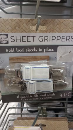 Sheet Grippers - Holds Bed Sheets In Place 