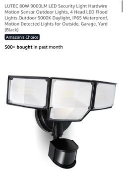 LUTEC new 80 W outdoor security light W motion sensor
