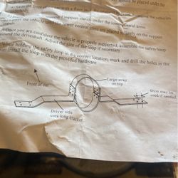 Drive Shaft Safety Loop