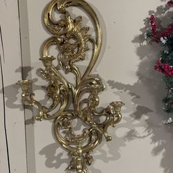 XL Vintage Ornate Candle Holder
