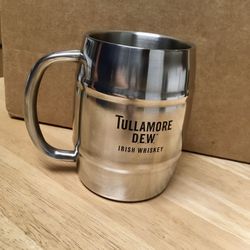 (6) Tullamore Dew Stainless mule mugs. NEW