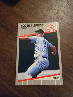 1989 Fleer Roger Clemens Red Sox #85 NM