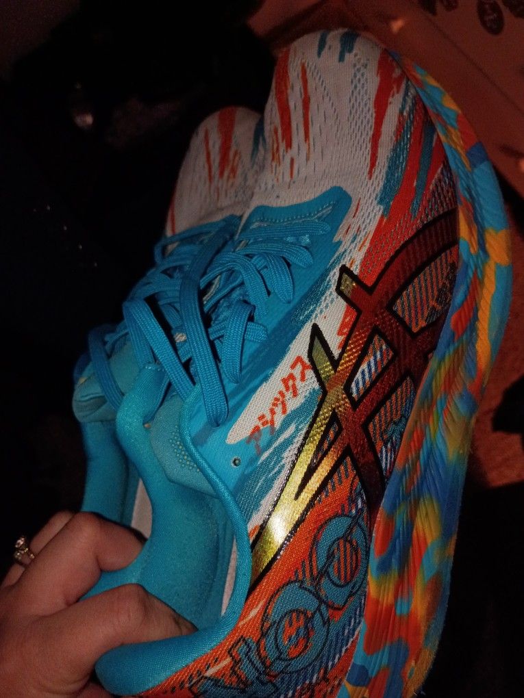 Asics
Shoes Size 8.5 Noosa Tri 13 'Color Injection Pack - Digital Aqua Marigold Orange'