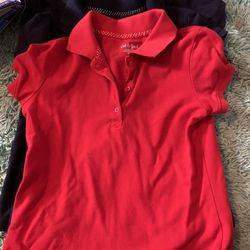 Size 7/8 Girl Uniform Shirts 