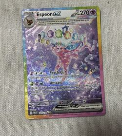 Vendo carta de espeon ex