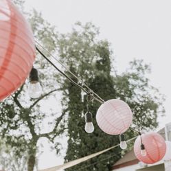 x39 • Pink Ombré Paper Lanterns