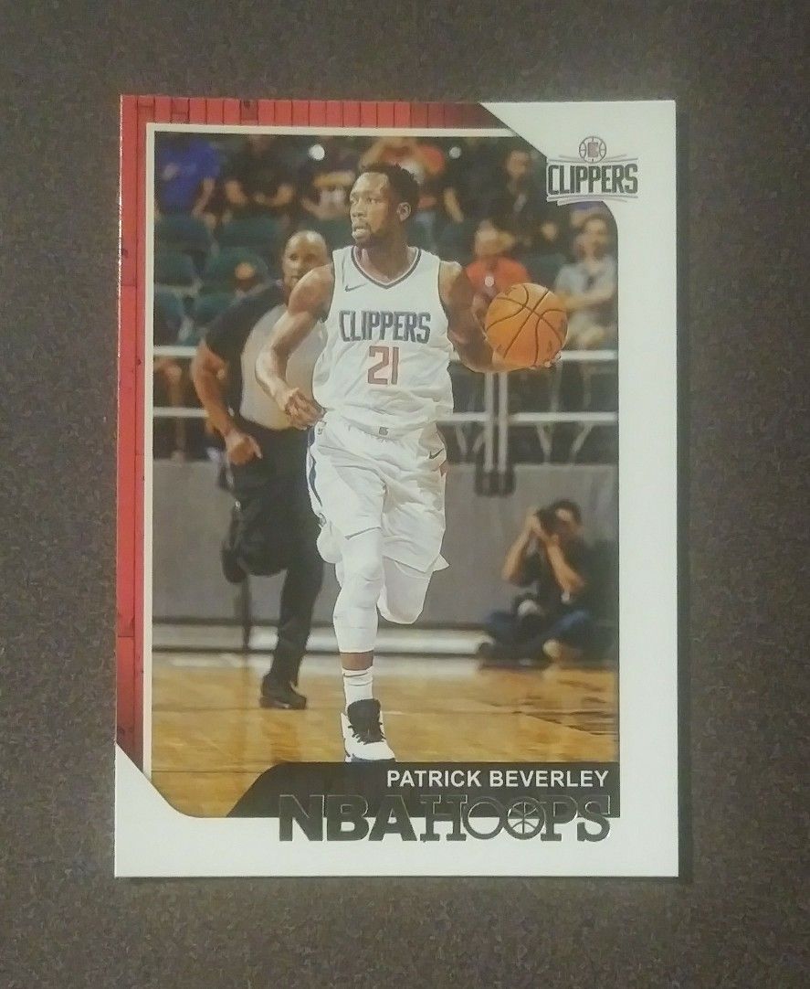 2018-19 Panini Patrick Beverley Los Angeles Clippers L.A. #125 Hoops NBA Basketball Card Collectible Sports 