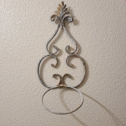 Older Rustic Rod Iron Wall Art