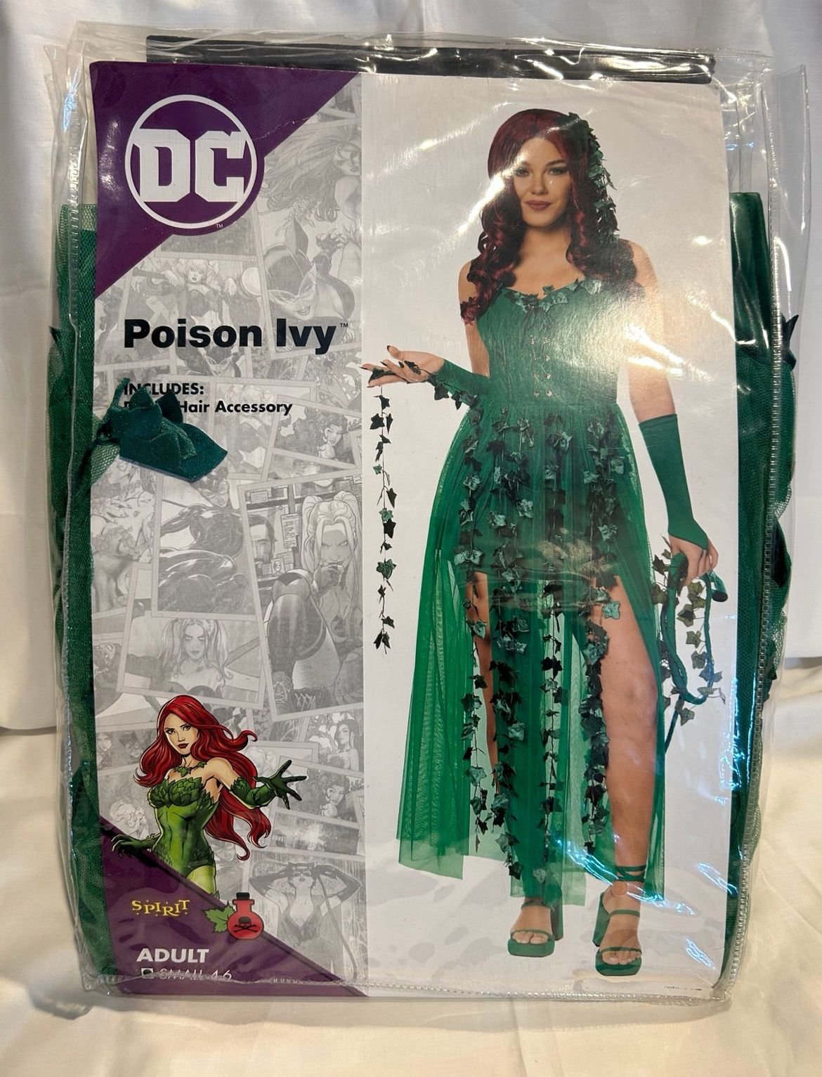 Poison Ivy - DC Comics - Spirit Halloween - Halloween Costume - Small - New