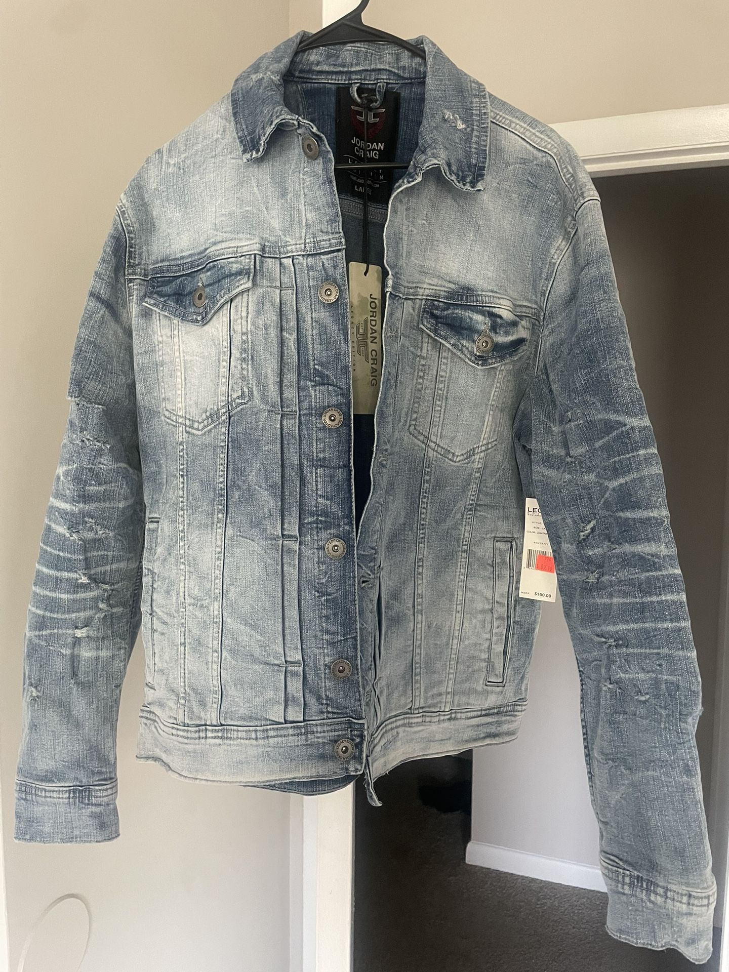 Jordan Craig - Hamilton Denim Trucker Jacket Size L 