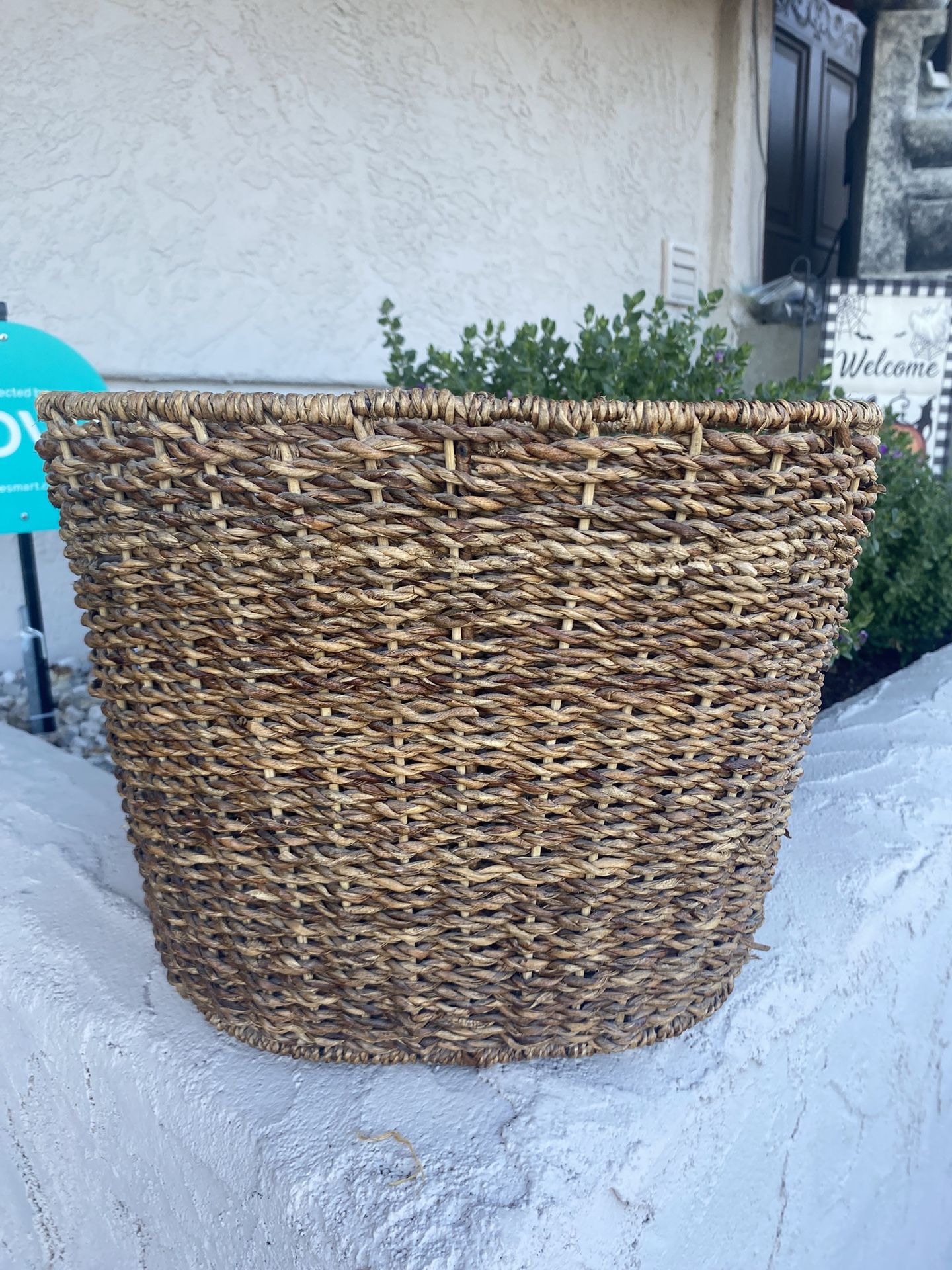 Large Wicker Rattan Basket