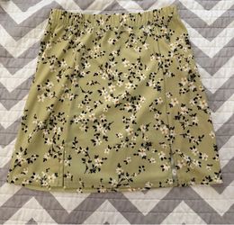 Polly & Esther Floral Mini Skirt