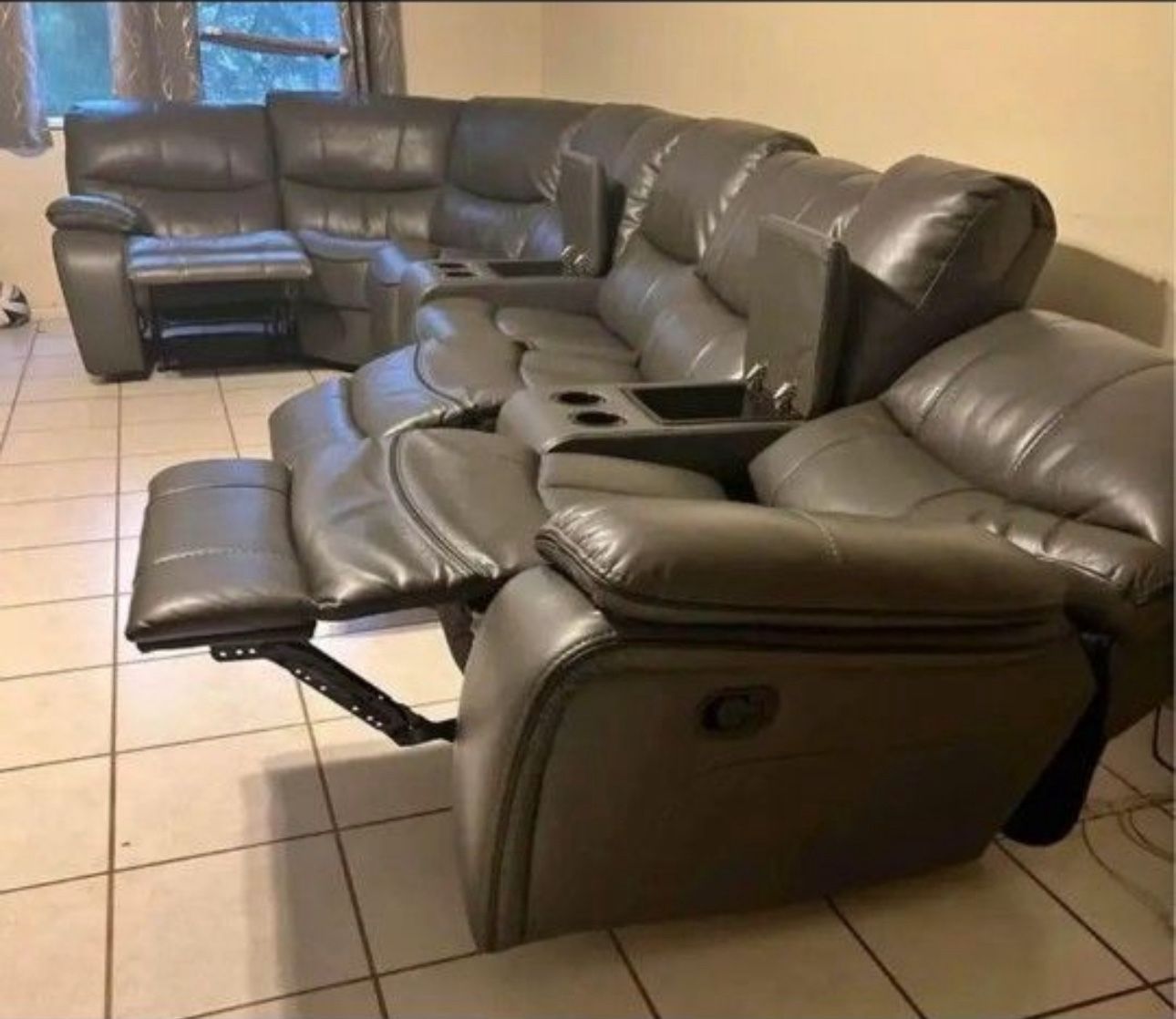 COMFY NEW MADRID RECLINING SECTIONAL SOFA ON SALE ONLY $1499. IN STOCK SAME DAY DELIVERY 🚚 EASY FINANCING