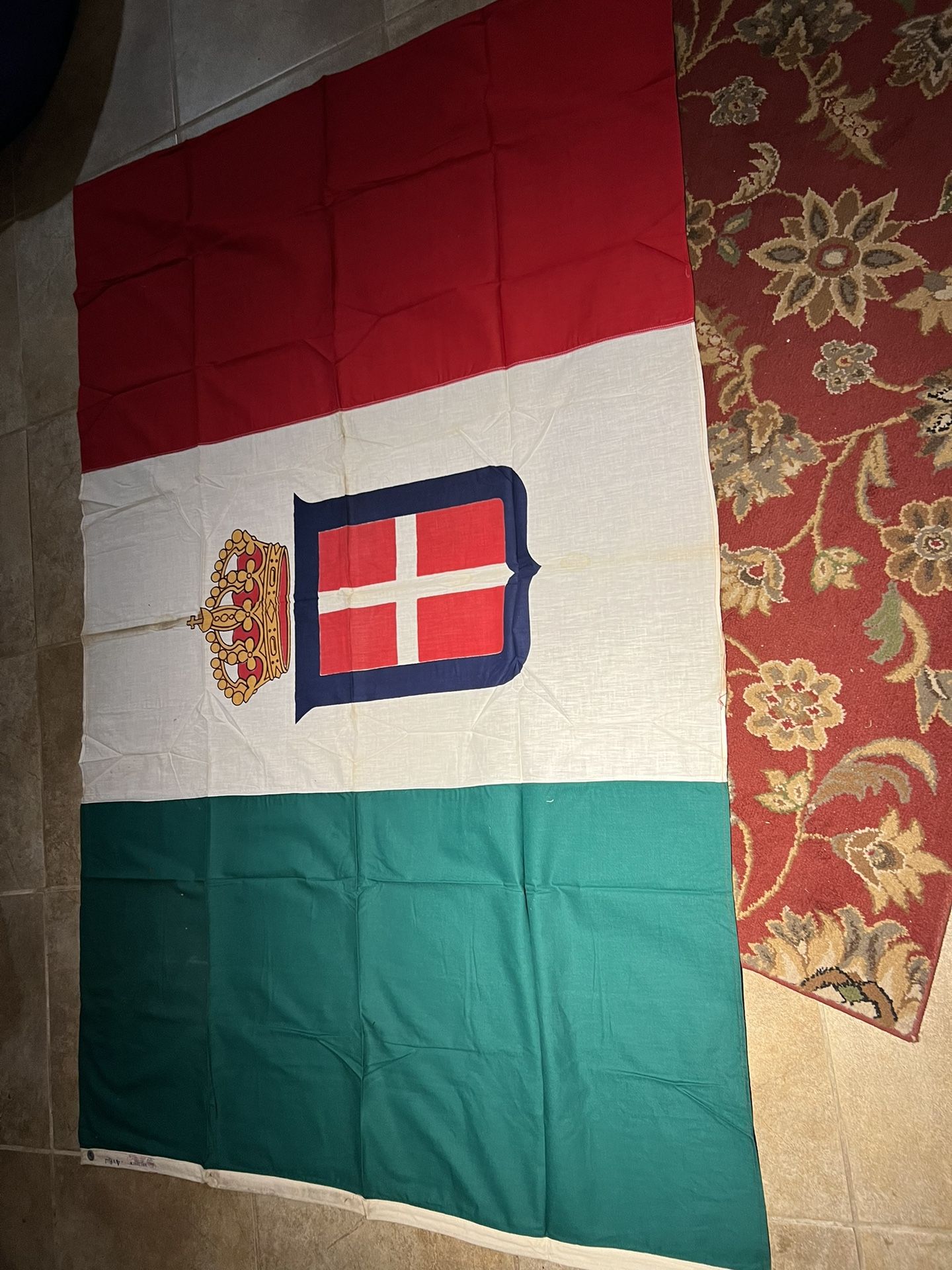 Vintage Italian Flag